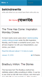 Mobile Screenshot of bekindrewrite.com