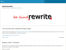 Tablet Screenshot of bekindrewrite.com